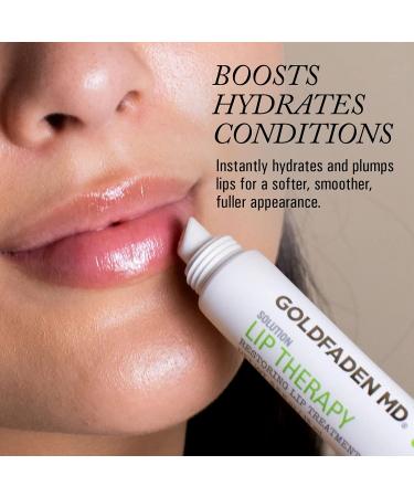 Goldfaden MD Lip Therapy | Restoring Lip Treatment | w/Peptides Hyaluronic Acid Fruit Berry Wax Borage Oil Rose Hip Oil & Vitamin E | Nourishes Hydrates & Plumps Appearance 0.5 ? oz / 15 mL 0.5 Fl Oz (Pack of 1) - Buy Online on GoSupps.com