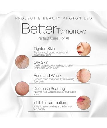 Project E Beauty Blue LED Acne Light Therapy | Anti-Acne Skincare for Dark Spots & Scars | Calm Inflammation & Sensitivity | Blemish Removal for Oily Skin - Buy Online on GoSupps.com