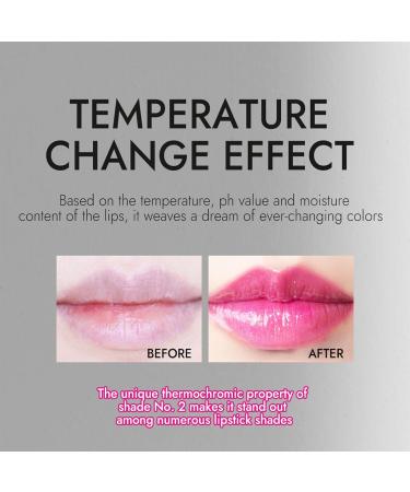  PCC PTYXIS Moisturizing Lipstick Temperature Sensitive Colorful Lipstick Moisturizing Lipstick for Repair Broken Lips and Care for Dry Lips 6 Colors Available.(#1 3g) - Buy Online on GoSupps.com