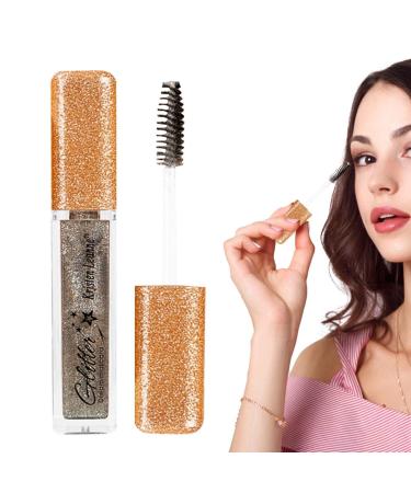 Diamond Mascara 0.21 Oz Waterproof Long Lasting Sparkling Diamond Colorful Mascara - Thick Dazzling Eyelash Makeup for Women Ladies Girls Coatuiyo