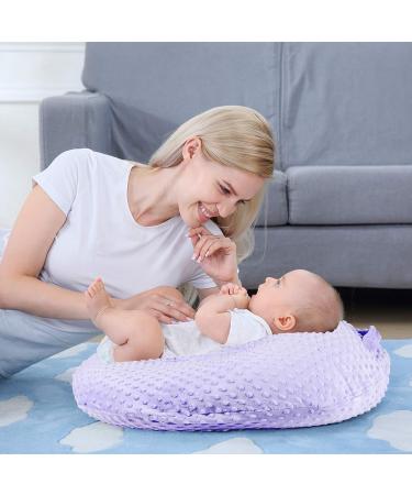 Orchid Baby Lounger Cover | Soft Minky Dot Slipcover | Safe & Comfortable for Newborns - Buy Online on GoSupps.com