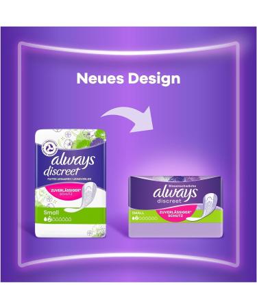 Always Discreet Incontinence Pads for Women - Small Plus 40 Pack | All-round Protection & Incredible Discretion - Shop Internationally - Buy Online on GoSupps.com
