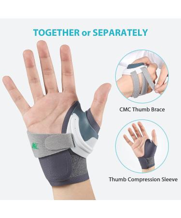 KD Thumb Brace for Osteoarthritis & CMC Joint Arthritis Pain - Stabilizing Splint with Sleeve - Flexible Medium Size - Left Hand - Buy Online on GoSupps.com