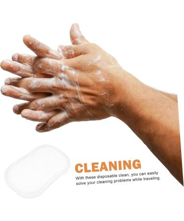 HONMEET 20 Boxes Portable Travel Soap Soapdish Hand Washing Soap Slices Travel Supplies Hand Wash Soap Slices Small Soap Slice Travel Soap Slices Soap Flakes White - Buy Online on GoSupps.com