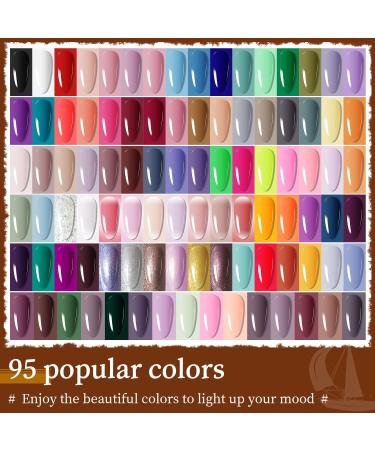 JODSONE 100 PCS Gel Nail Polish Kit - Base Coat & Top Coat Collection for Manicure Lovers - Buy Online on GoSupps.com