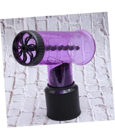 Ipetboom Hair Dryer Nozzle Hair Roller Dryer Mouth Cover Curly Hair Tools Curlers Tornado 18*8.5cm Purple - Buy Online on GoSupps.com