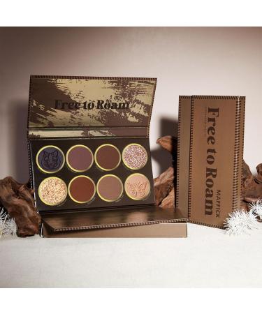 8 Colors Nude Eyeshadow Palette - Long Lasting Professional Makeup with Shimmer & Matte Finishes | Multi Reflective & Glitter Eye Shadow Kit | International Shipping - Buy Online on GoSupps.com