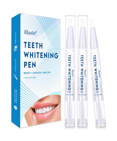 Teeth Whitening Pen - 3 Pens - Effective & Painless Whitening - Perfect for Sensitive Teeth - 35% Carbamide Peroxide, No Sensitivity, Travel-Friendly, Natural Mint Ingredient 3 Count (Pack of 1)