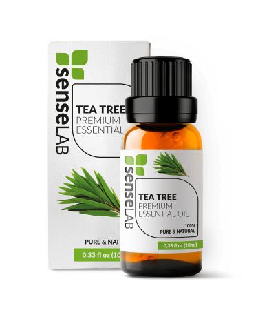 SenseLAB Tea Tree Essential Oil - 100% Pure Extract Tea Tree Oil Therapeutic Grade - for Diffuser and Humidifier - Hair and Skin Care Oil - Outdoor Protection (10 ml) Tea Tree 10ml