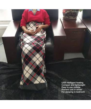 Portable USB Heating Blanket - 3 Heating Levels Soft Plush Electric Warmth for Hands Feet & Knees | Ideal for Overnight Comfort - Buy Online on GoSupps.com