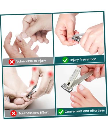 minkissy 360 Rotary Nail No Splash Nail Clip Fingernails Clippers Pedicure Clipper Toenail Cutters Nail Cleaner Tool Fingernail Trimmer Nail Cutters for Nail Tips to Rotate Steel - Buy Online on GoSupps.com