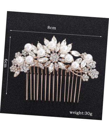 MAGICLULU Hair Accessories Bride Hair Comb Fashion Headwear Wedding Headdress Photography Props - Buy Online on GoSupps.com