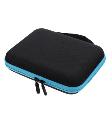 Gleavi storage box for oil bottles nail polish bags case for bottles with essential oils bottle carrier for essential oils travel organizer bag roller box sponge travel blue