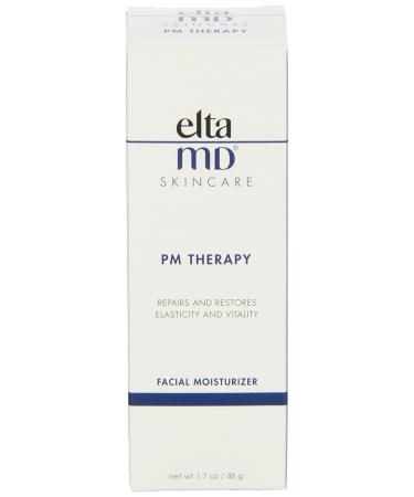 EltaMD PM Therapy Face Moisturizer with Hyaluronic Acid - Oil-Free, Fragrance-Free Lotion - 1.7 oz - Noncomedogenic Formula for Repairing and Restoring Skin - Buy Online on GoSupps.com