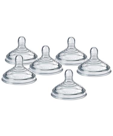 Tommee Tippee Advanced Anti-Colic Baby Bottle Nipples Medium Flow | Breast-Like Soft Silicone (3m+ 6 Count) Medium Flow 6 - Buy Online on GoSupps.com