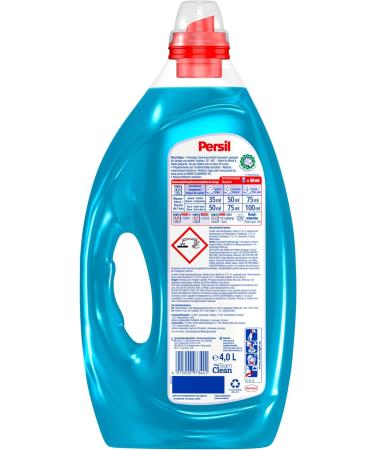 Buy Persil Color Kraft-Gel 80 Wash - Deep Clean Plus Technology Fresh Color Detergent 92% Biodegradable 4L (1 Pack) - International Shipping Available - Buy Online on GoSupps.com