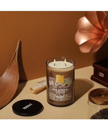 100HRS Highly Scented Candle - 26.5oz Long-Lasting Burn 2 Cotton Wicks 90s Nostalgia Gift for Home | Perfect for Women & Men - Buy Online on GoSupps.com