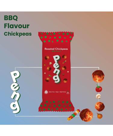 Peng Roasted Chickpeas Snack (6 x 30g) - Plant-Based High Protein Savoury Snack - Buy Online on GoSupps.com