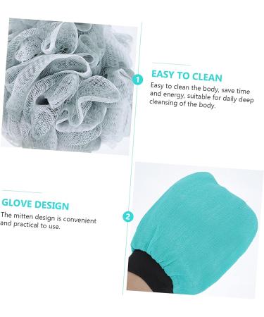 FRCOLOR 2 Sets Bath Set for Men - Body Scrub, Scrubber, Loofahs, Exfoliating Pad, Shower Gloves, Bubble Making Net - Bathroom Supplies for Clean and Refreshed Skin - Buy Online on GoSupps.com