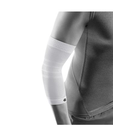 Shop Bauerfeind Ellenbogen Sleeve - Sports Compression Elbow Support for Basketball & Athletics | Unisex XL Right & Left Fit - White - Buy Online on GoSupps.com