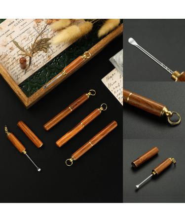 X-SHIYUN Portable Wood Ear Spoon Set - Mini Earwax Cleaning Tools for Men and Women - Buy Online on GoSupps.com