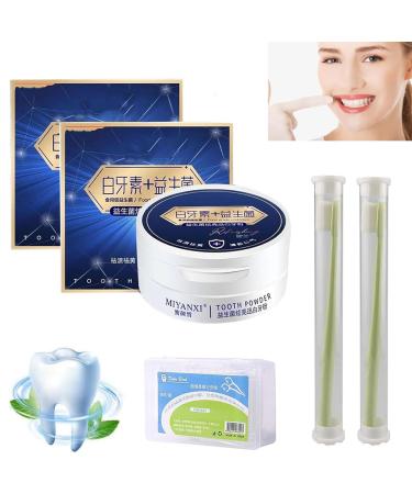 2023 New Miyanxi Tooth Powder, Miyanxi Teeth Whitening, Teeth Whitening Powder, Teeth Whitening, Effective Coffee Stain Remover /47 (Size : 2pcs)