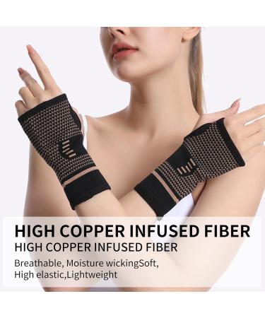 Buy Elastic Wrist Compression Sleeve - Best Carpal Tunnel Support & Wrist Brace for Sports Workout & Typing - Ideal for Tendonitis Relief - Buy Online on GoSupps.com