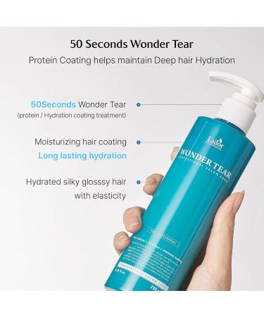 LA DOR Wonder Tear Deep Conditioning Treatment Mask - Moisturizing Keratin Conditioner for Dry Color Treated Frizzy & Curly Hair - 8.45 Fl Oz - Korean Hair Care - Buy Online on GoSupps.com