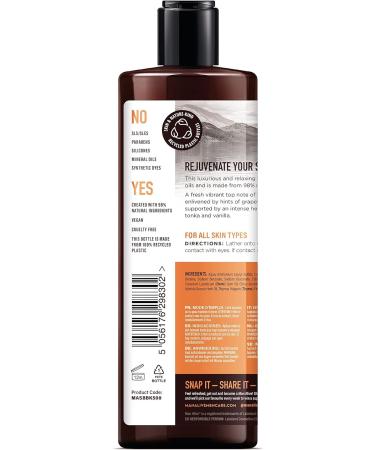 MAN ALIVE Bourbon & Oak Shower Gel for Men 500ml - Vegan, SLS Free, Masculine Scent - Ideal Grooming Gift for Men - Buy Online on GoSupps.com