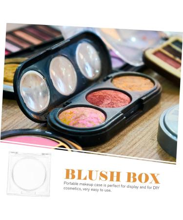 VALICLUD 12 Pcs Blush Box Eyeshadow Box Travel Cosmetic Case Blush Holding Plate Empty Eyeshadow Case Square - Buy Online on GoSupps.com