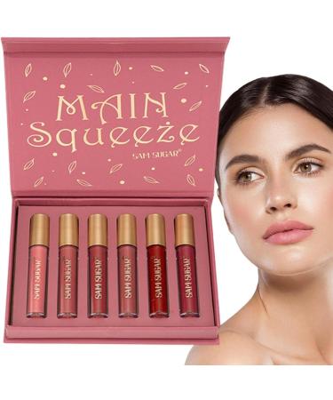  Raxove Raxove Matte Liquid Lipstick Set 6 Matte Colors Long-Lasting Velvety Finish for Banquet Makeup Comfortable and Non-Greasy - Buy Online on GoSupps.com