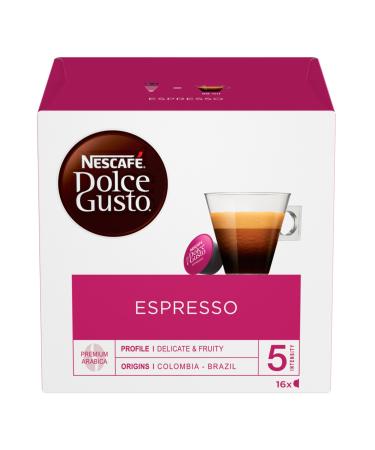 NESCAFE DOLCE GUSTO Nescaf Dolce Gusto Espresso Caff 6 boxes of 16 capsules 96 capsules