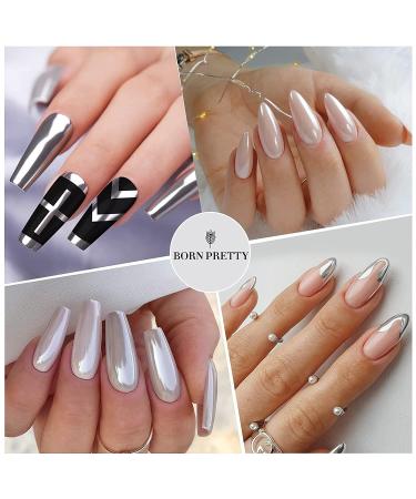 Chrome Powder Manicure Nail Art Decoration Set - BORN PRETTY Metallic Mirror Holographic Pigment - Buy Online on GoSupps.com