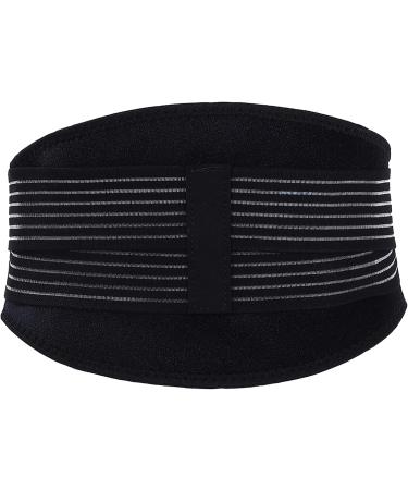 Heat-Fold Waist Support Belt - 72-120 cm with USB Heating | Adjustable & Compression | Black - Ideal for Back Pain Relief - Buy Online on GoSupps.com