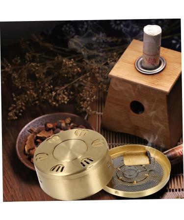 Buy Box Moxibustion Fragrance Warmer - Chinese Moxa Box & Copper Moxa Holder for Body Care | Incense & Moxa Bags Tool - Buy Online on GoSupps.com