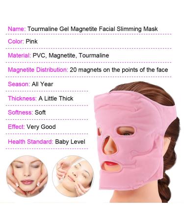 Shop Tourmaline Gel Face Mask - Refreshing Cloth Facial Mask for Tired Skin & Massage Repair - Buy Online on GoSupps.com