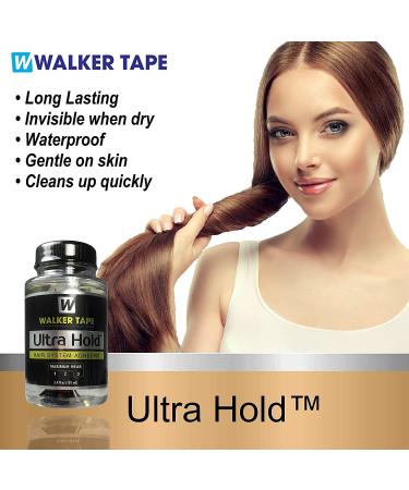 Ultra Hold Hair System Adhesive 3.4oz | Wig Glue Brush Applicator & Saver Bundle | Strong Lace Adhesive for Toupees & Wigs - Buy Online on GoSupps.com
