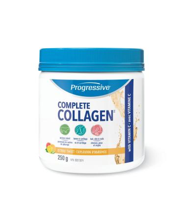 Complete Collagen Protein Powder Supplement - Citrus Twist Flavour 250 g | Non-GMO antiobiotic-free hormone-free Citrust Twist 250 g