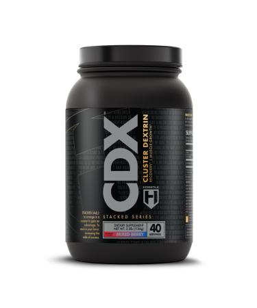 HOSSTILE CDX Cluster Dextrin Powder - Highly Branched Cyclic Dextrin HBCD Carb Powder Carb Supplement for Intra Workout Carbs & Post Workout Mixed Berry 40 Servings Mixed Berry 2.5 Pound (Pack of 1)