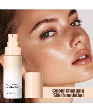  JINGLING JINGLING Color-Changing Foundation 30ml Matching Foundation for Travel Dates Commutes Meetings and Evenings - Buy Online on GoSupps.com