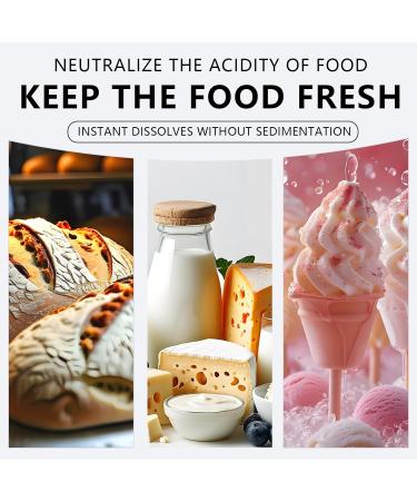 Calcium Lactate Powder 8 oz 100% Pure Calcium Lactate Food-Grade Helps Neutralize Food Acidity Keeps Food Fresh for Dairy Products Breads Pastries Ice Cream Jellies and More (8 Ounces) 8 Ounce (Pack of 1) - Buy Online on GoSupps.com