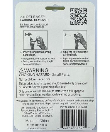 ez-Release Earring Remover - Blue Strength | Easy & Pain-Free Earring Removal - Buy Online on GoSupps.com