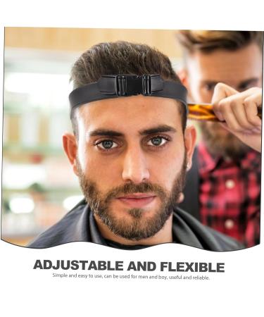 Silicone Hair Band & Cutting Guide Tool - Hair Trimming Template for Fade & Shaping | 56x4cm Black - Buy Online on GoSupps.com