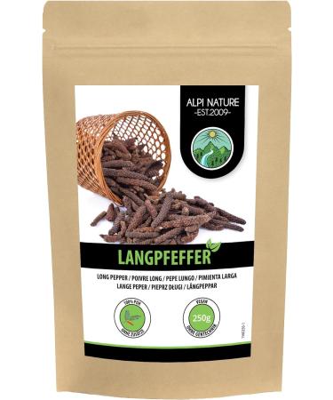 250g Organic Long Pepper Sticks - 100% Natural & Additive-Free | Vegan-Friendly - Buy Online on GoSupps.com
