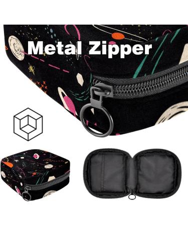 Colorful Women's Napkin Storage Bag - Space Stars & Planets - Portable Menstrual Cup & Bandages - Ideal for First Period - Buy Online on GoSupps.com