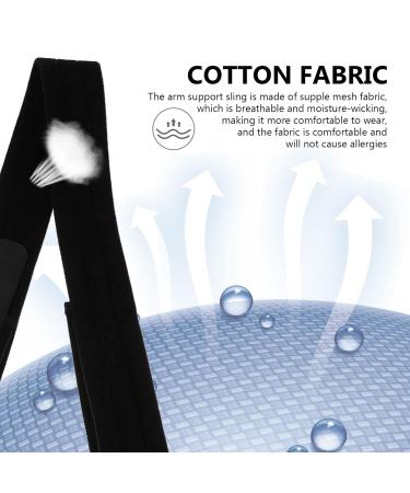 Buy Healifty Broken Arm Sling - Adjustable Shoulder & Elbow Support Brace for Fractured Arms - Comfortable Cotton Immobilizer for Right & Left Arm - 180x6x0.8cm - Buy Online on GoSupps.com