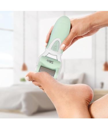 Silkn MicroPedi Wet & Dry Electric Callus Remover | 2 Micro Mineral Rollers for Smooth Feet - Buy Online on GoSupps.com