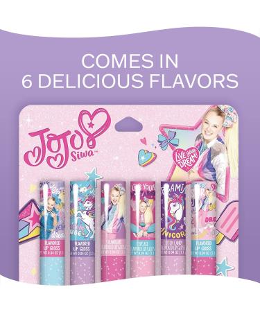 JoJo Siwa 6 Piece Lip Gloss Clamshell - Vibrant Colors & Long-Lasting Shine | Shop Internationally Today - Buy Online on GoSupps.com