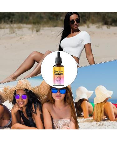  Generisch Sunless tanning drops 60 ml progressive skin care self-use facial care moisturizing tanning drops nourishing sunbathing - Buy Online on GoSupps.com