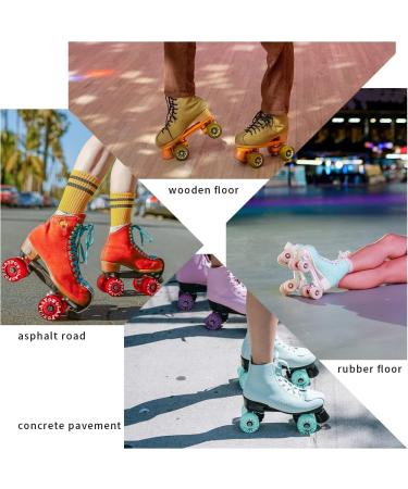 CLAS FOX 78A Indoor/Outdoor Quad Roller Skate Wheels, 65x35mm - Purple (8 Pcs) | ABEC-9 Bearings - Buy Online on GoSupps.com